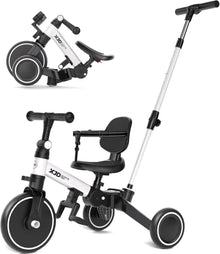 Dreirad Laufrad ab 1 Jahr mit Schubstange und Pedalen