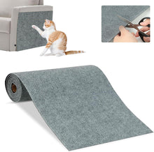 Selbstklebende Kratzmatte für Katzen 200x40cm Grau