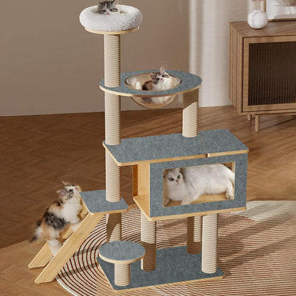 Selbstklebender Kratzteppich für Katzen, 200x40cm, Hellgrau