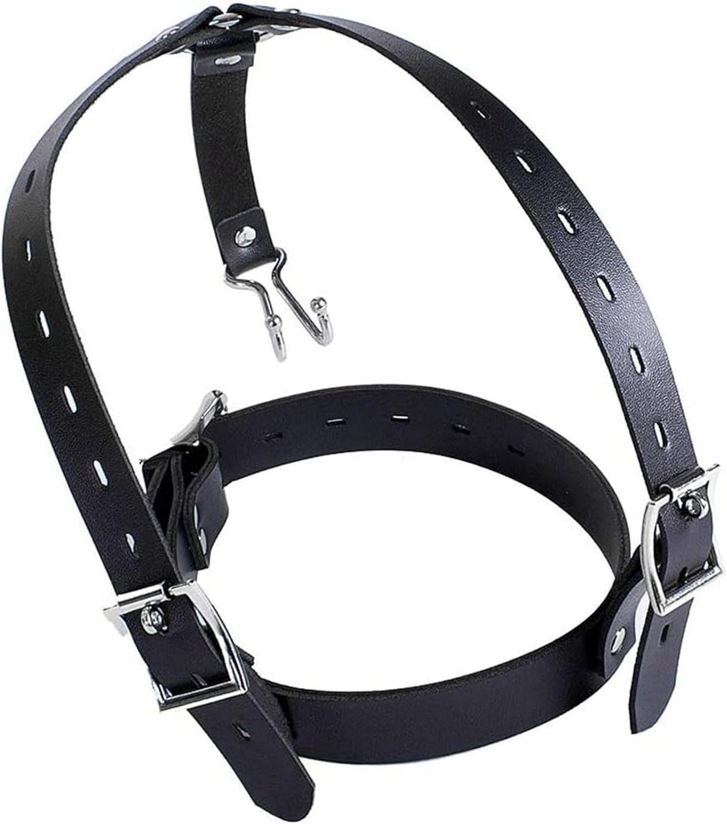 Bondage Halsband mit Nasenhaken Einstellbar SM Sexspielzeug