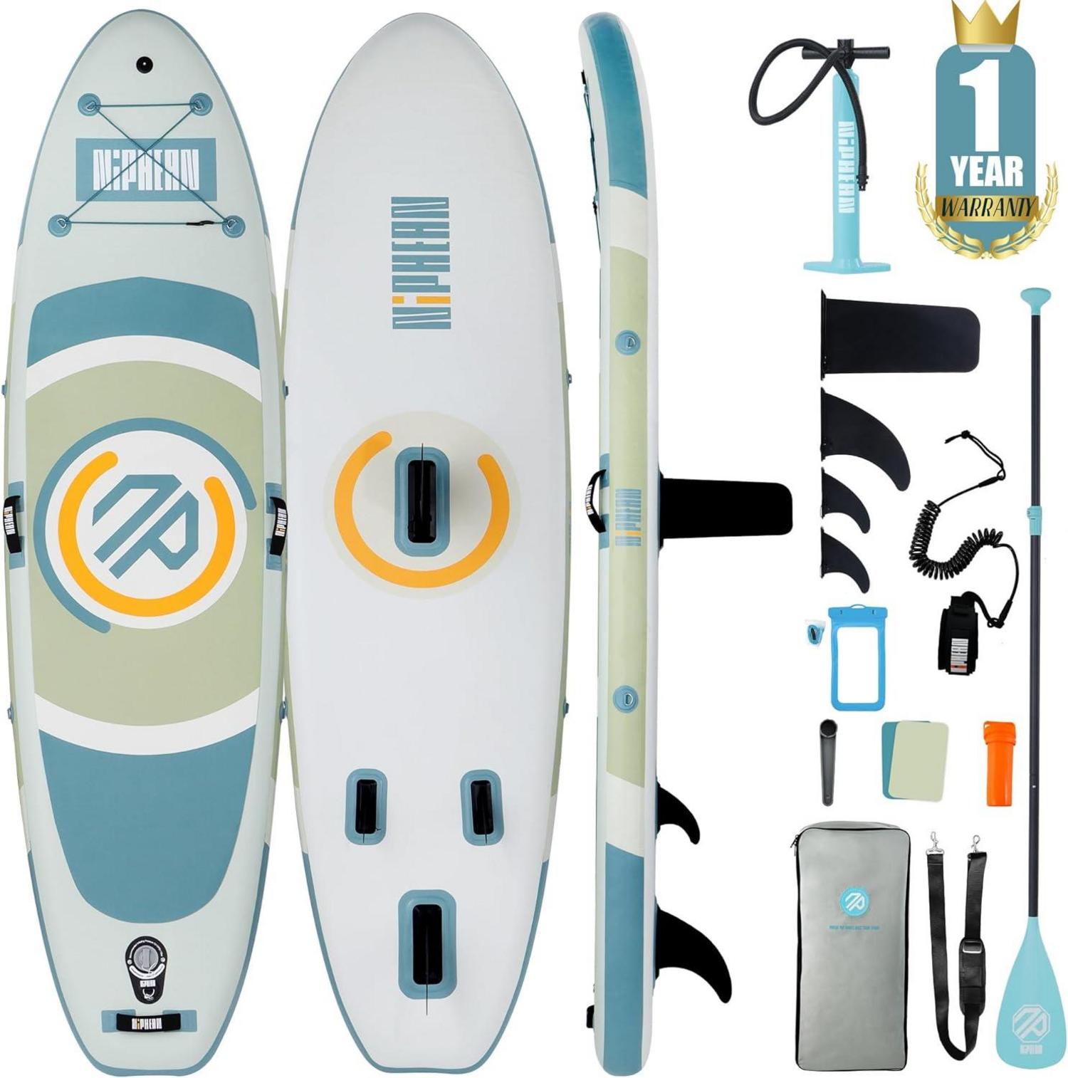 Aufblasbares Stand Up Paddling Board mit Zubehör - Ideal für Anfänger