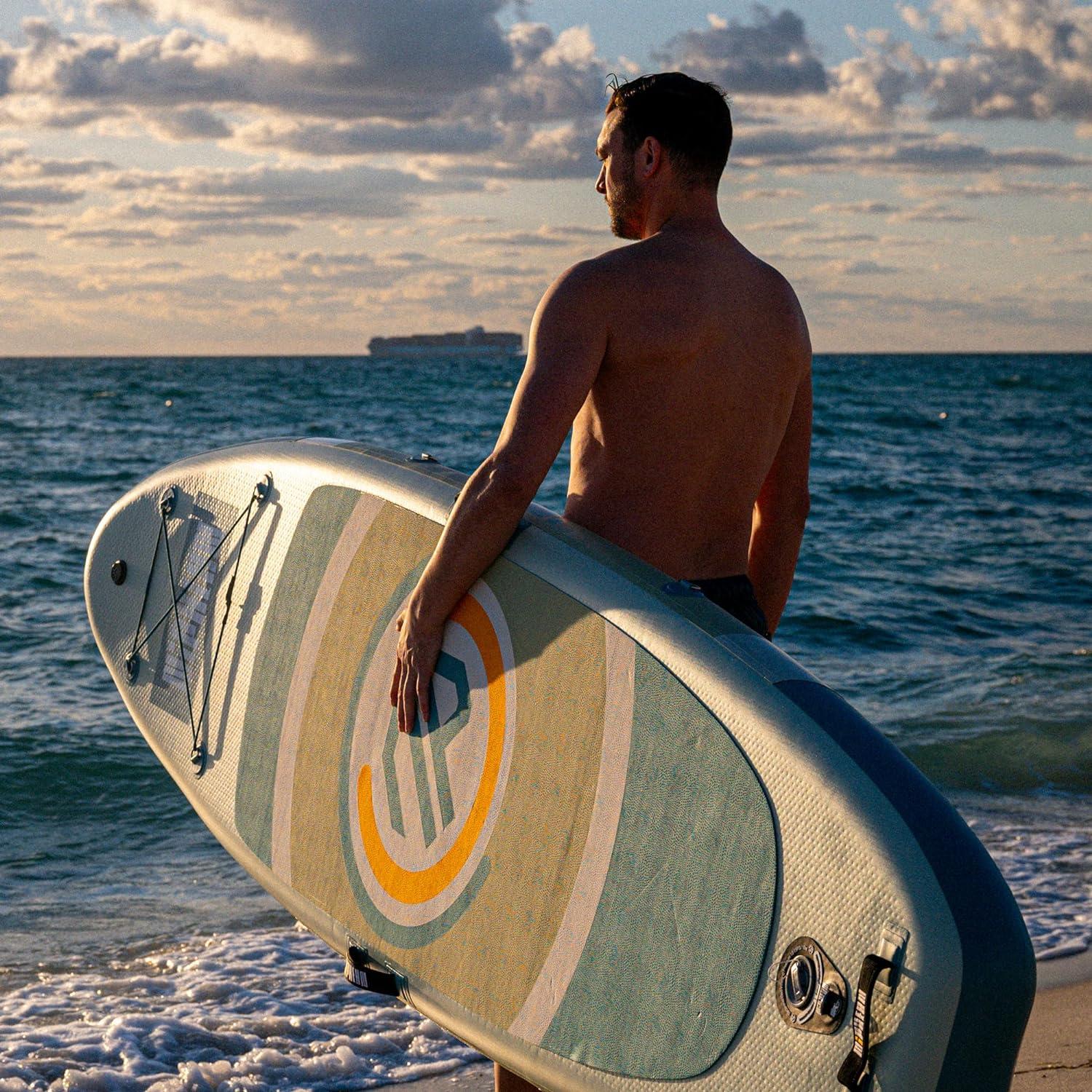 Aufblasbares SUP Board 305cm mit Stabilen Flossen und Zubehör - Paddle Board