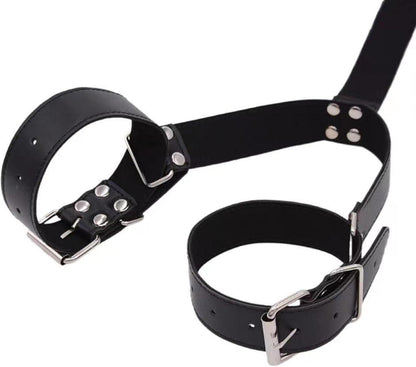 BDSM Spielzeug: Leder Handschellen SM Bondageset Erotik Frauen