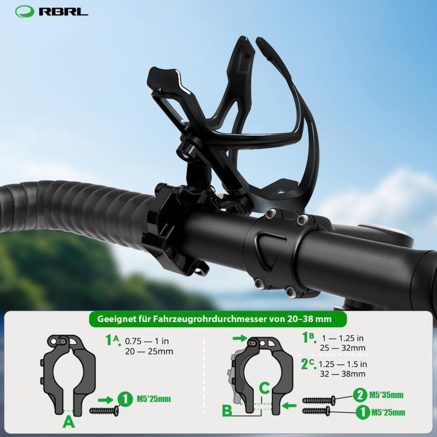 Flaschenhalter Fahrrad Trinkflasche Halter Getränkehalter Rack