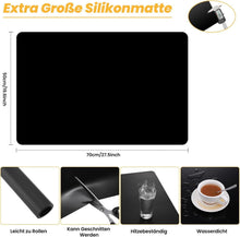 Kssvzz Silikonmatte Groß 70x50cm Bastelmatte Rutschfeste