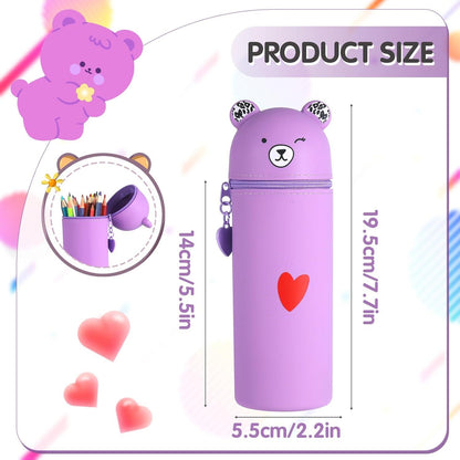 Kawaii Federmäppchen Weiches Silikon Schlampermäppchen