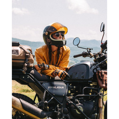 Wasserdichte Motorrad Gepäckrolle 30L – Braun