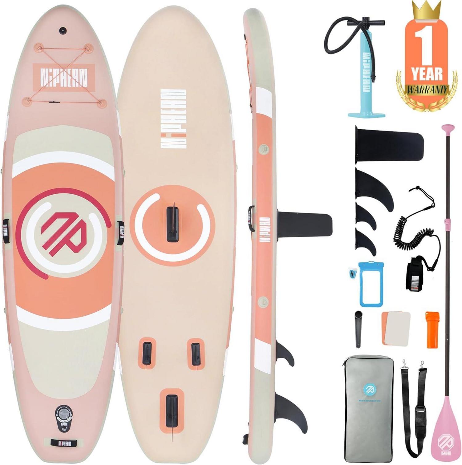 Aufblasbares SUP Board mit Zubehör - Ideal für Anfänger