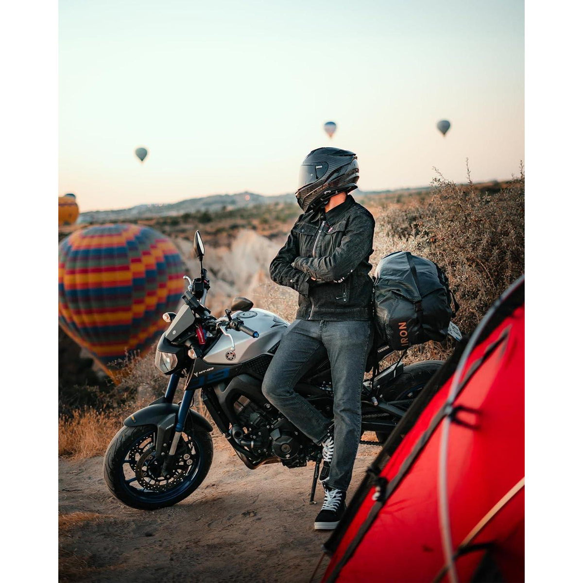Wasserdichte Motorrad Gepäckrolle 70L – Vielseitige Hecktasche