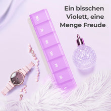 AUVON Tablettenbox 7 Tage verbessertes offenes Design