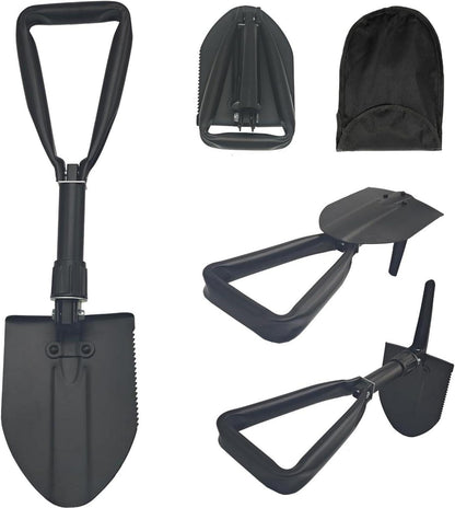 Faltbarer Klappspaten Kohlenstoffstahl Camping Schaufel 48cm