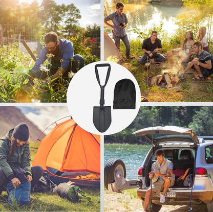 Klappspaten Camping Hochfester Kohlenstoffstahl Schaufel