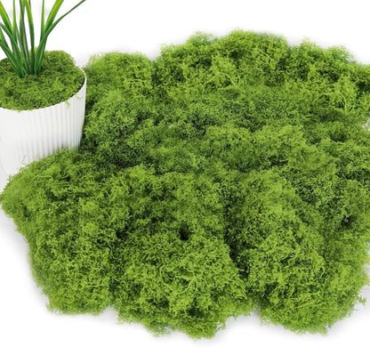 Kunstmoos 150g Deko Basteln Aquarium Modellbau Fake Moos Grün