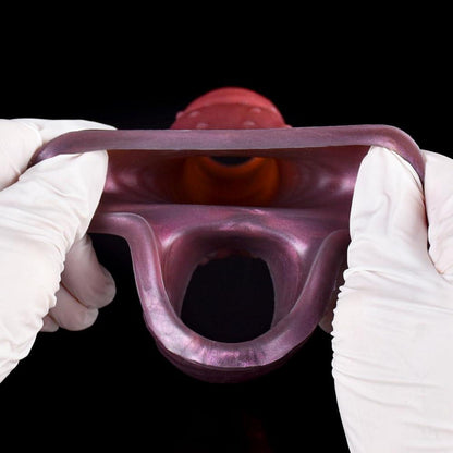 Penis Sleeve Silikon Hodenring Penishülle Sexspielzeug Männer