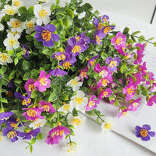 6er Set Künstliche Balkonblumen Wetterfest UV-beständig 35cm