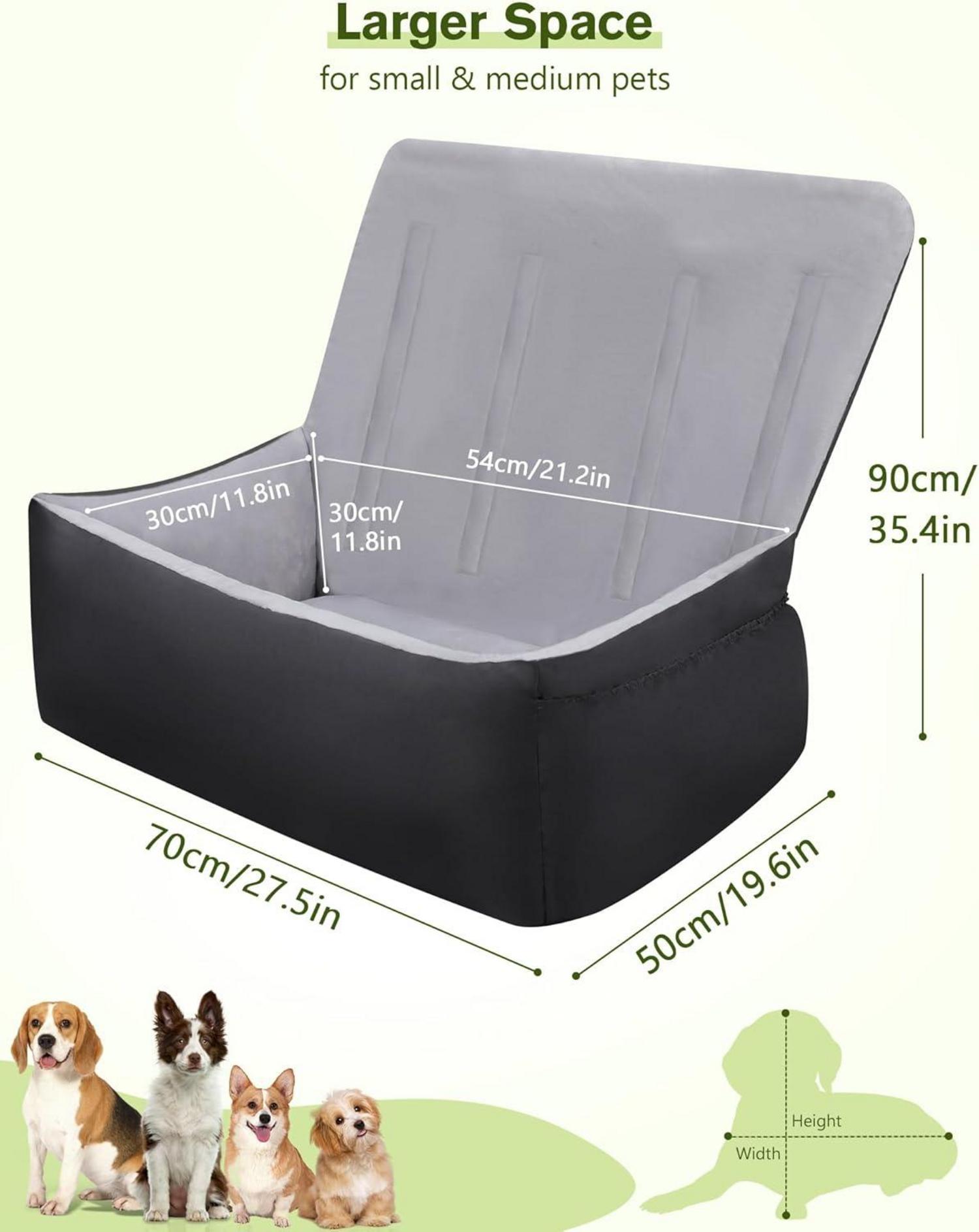Hundesitz Autositzerhöhung Rücksitz wasserdicht 70*50*30 cm