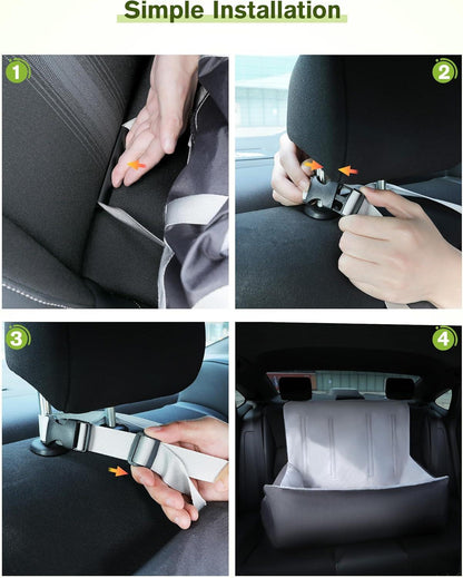 Hundesitz Autositzerhöhung Rücksitz wasserdicht 70*50*30 cm