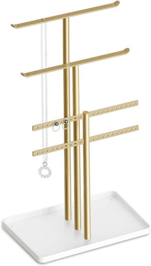 Schmuck Organizer Schmuckständer 4 Ebenen Halskette Armband Ohrringe