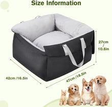 Pecute 2-in-1 Hundesitz Hundebett Auto Vordersitz Weich