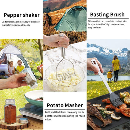 Camping-Kochutensilien-Set für Outdoor-Enthusiasten