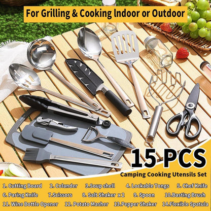 Kochutensilien Set Camping Essentials Campingausrüstung