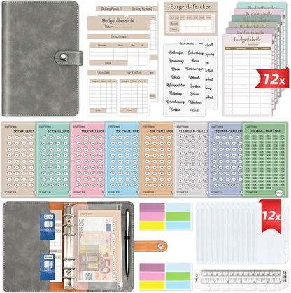 Budget Planner Sparbuch Cash Stuffing A6 Umschlagmethode