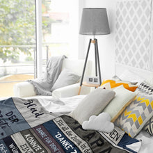 Yesbird Papa Geschenk Decke Flanell-Fleecedecke 150x130CM