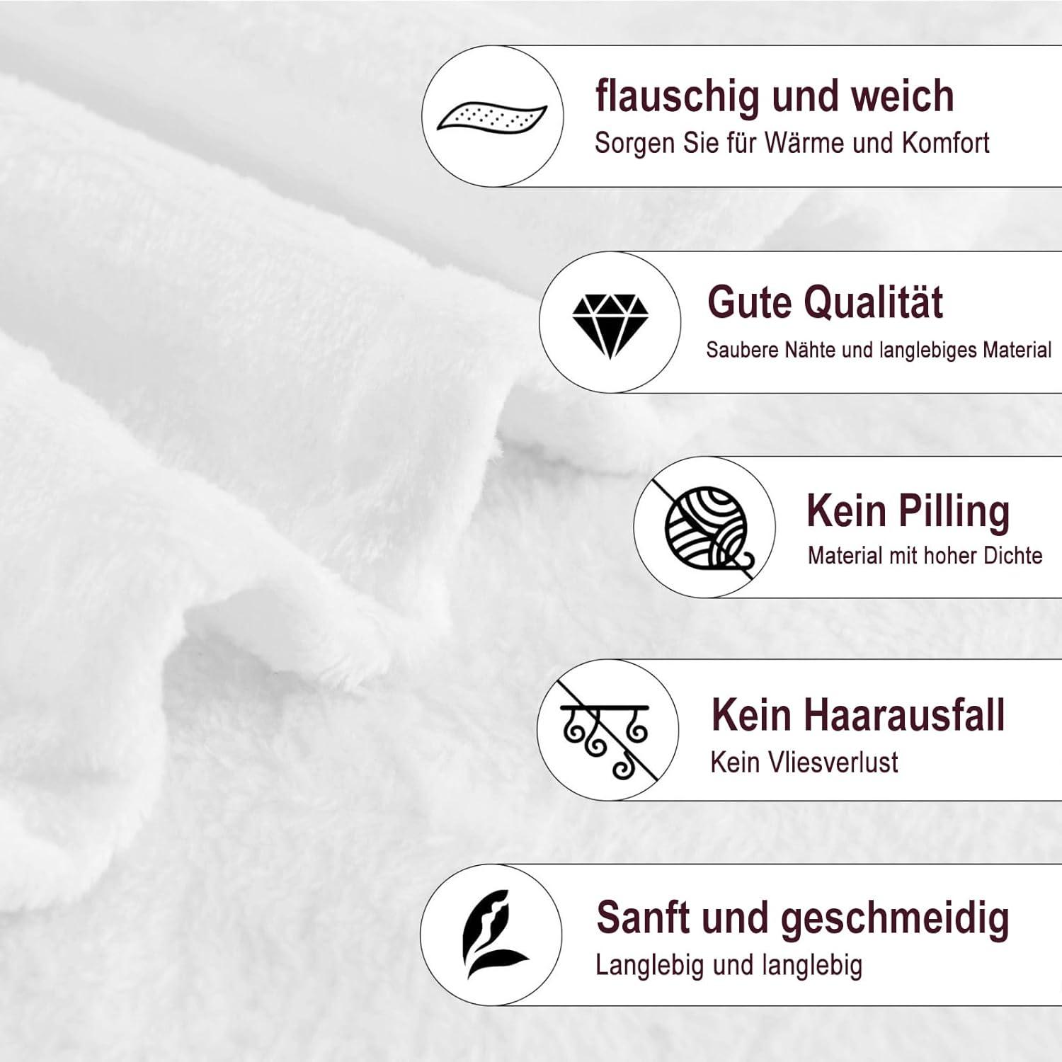 Sohn Geschenk Mama Mutmacher Decke 150x130CM Geburtstag Junge