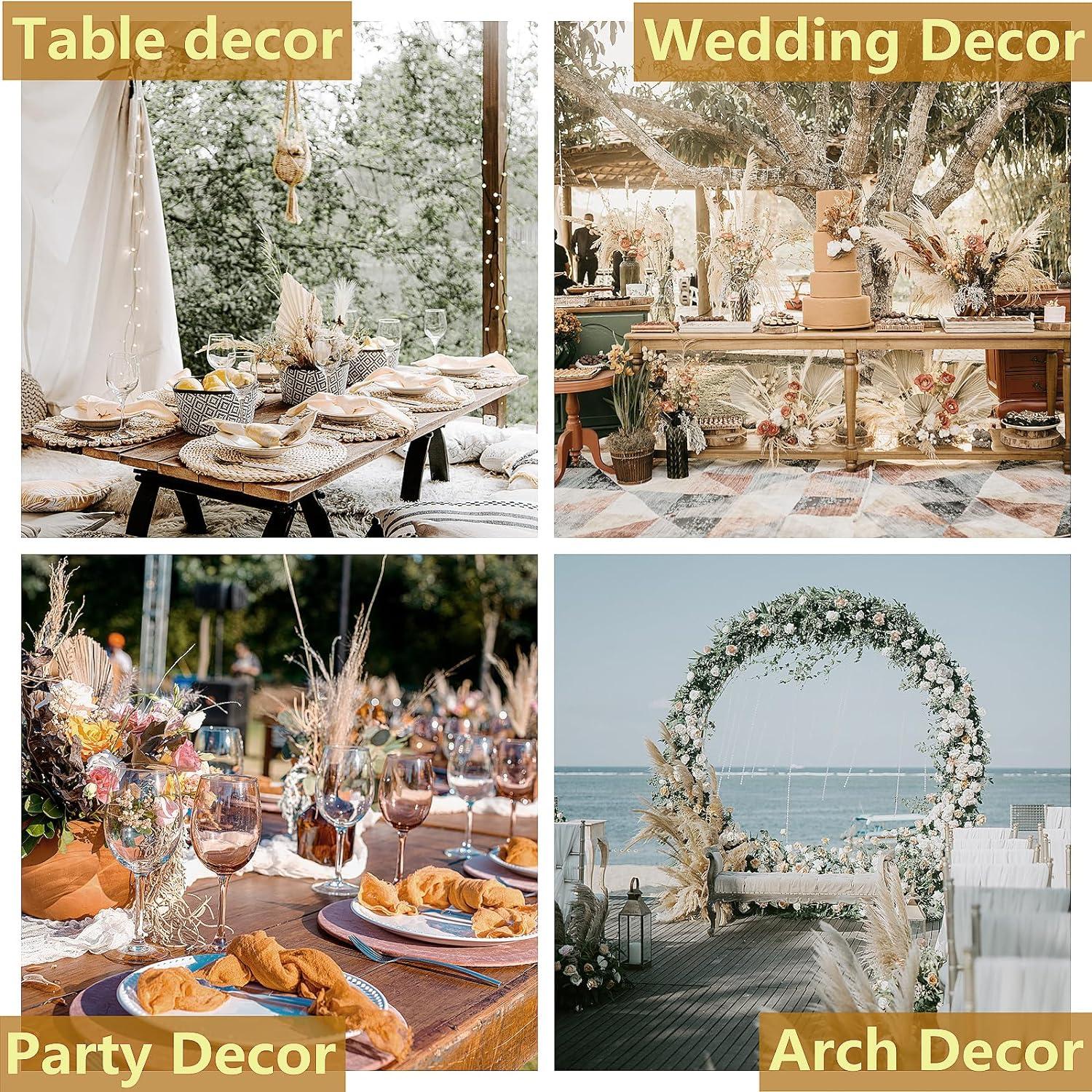 Getrocknete Pampasgras-Deko 128 Stück Hochzeit Boho Heimtischdeko