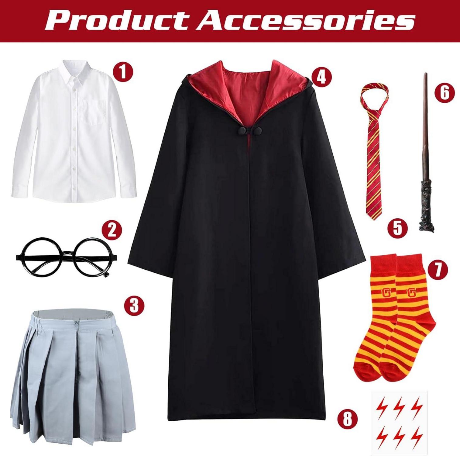 Zauberer Cosplay Kostüm Erwachsene Halloween Party Outfit