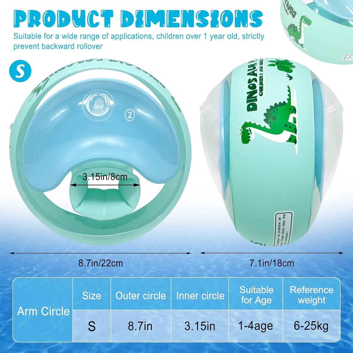 Schwimmflügel Kinder Schwimmhilfe Jungen Mädchen Swimsafe 6-25kg 20-25cm