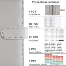 A6 Budget Planner Geld Organizer mit Binder Taschen und