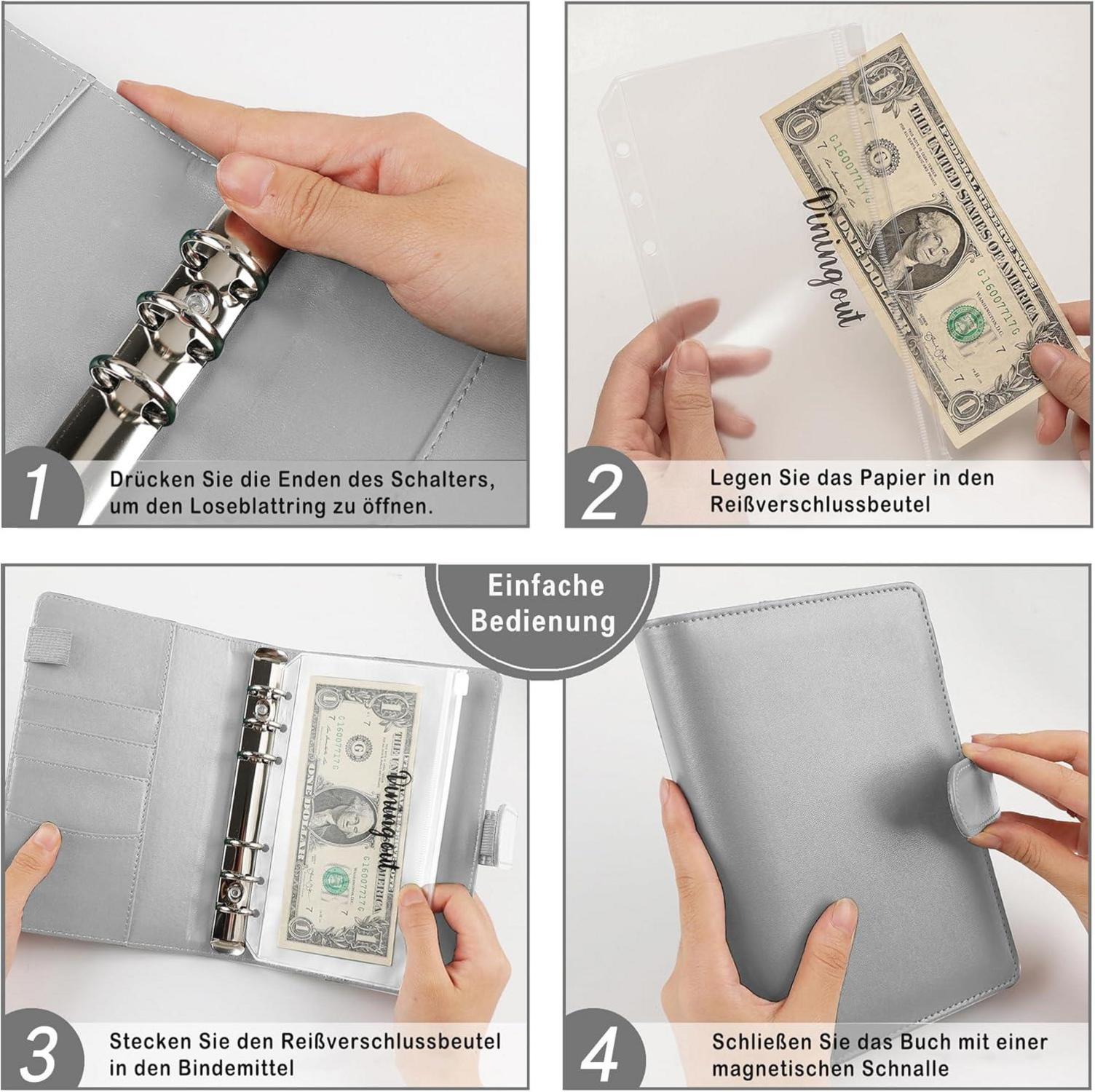A6 Binder Budget Planner Geld Sparbuch Organizer Deutsch