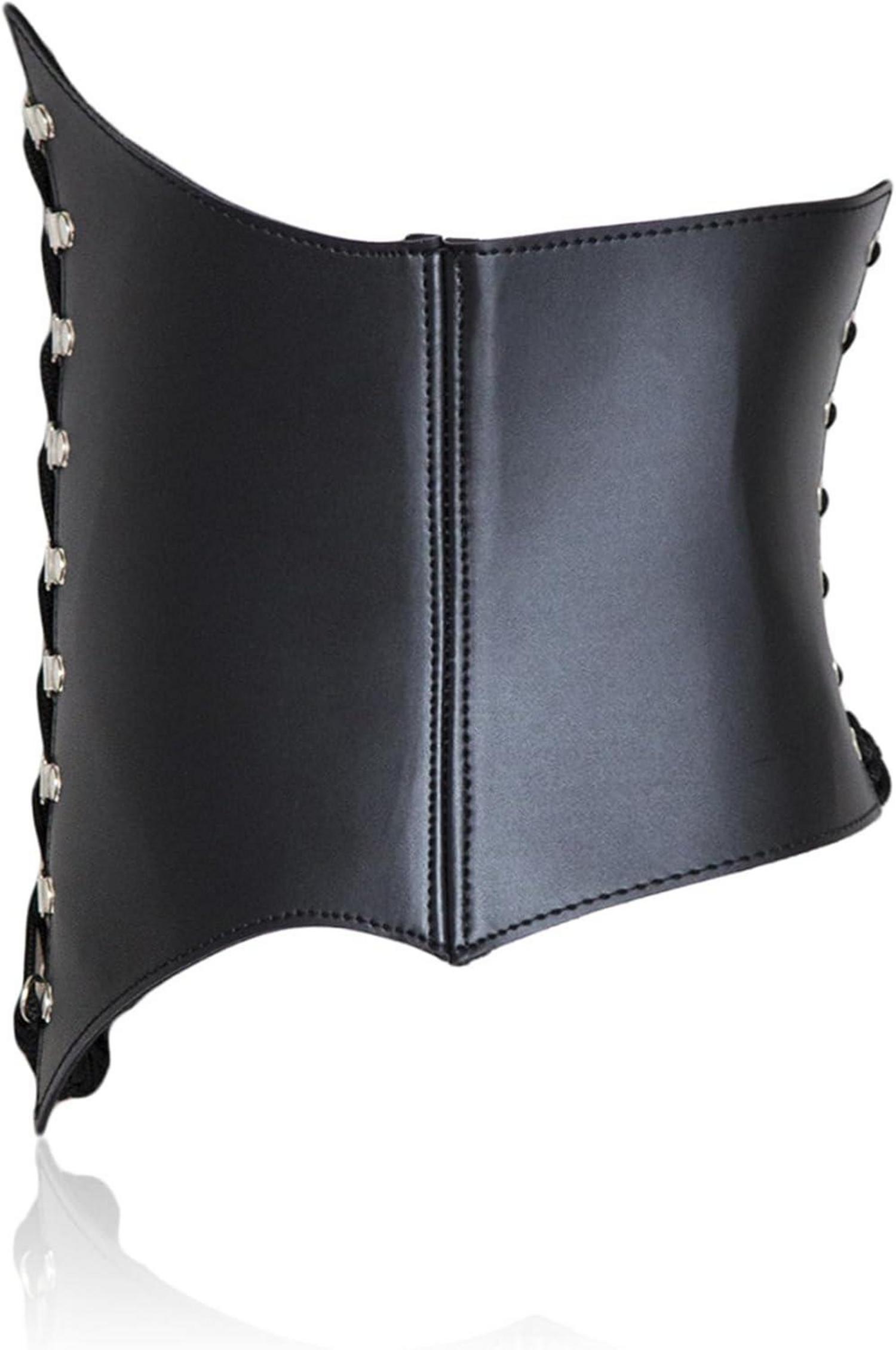 Damen Gothic Vintage Lustiges Kunstleder Corsette Bondage für Partys