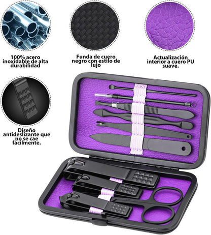 Professionelles Maniküre-Set Nagelknipser-Set Edelstahl Werkzeuge mit