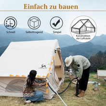 Aufblasbares 4 Personen Familienzelt Wasserdicht Outdoor