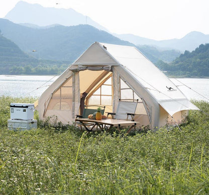 Aufblasbares Familienzelt 4 Personen Wasserdicht GlampingzeltOutdoor