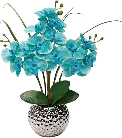 Künstliche Orchidee Kunstblumen Phalaenopsis Deko Höhe 49cm im