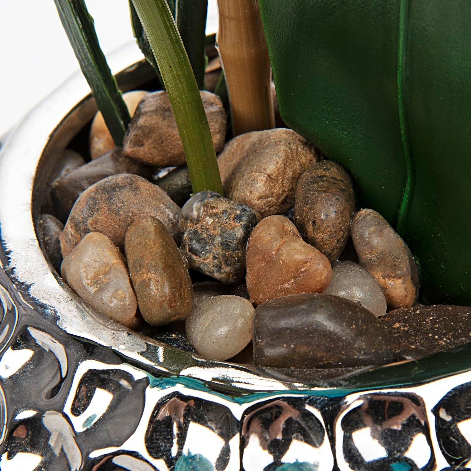 Künstliche Orchidee Kunstblumen Phalaenopsis Deko Höhe 49cm im