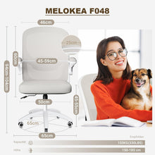 Ergonomischer Bürostuhl mit 4D-Lendenstütze, Armlehne