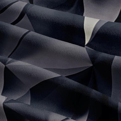 3D Geometrie Bettwäsche Set 135x200cm Grau Schwarz Mikrofaser
