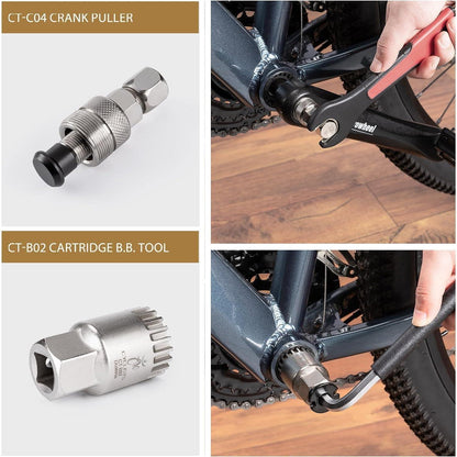 Fahrrad Reparaturset 22-teilig mit Werkzeugkoffer für Montage & Wartung