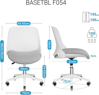 Ergonomischer Bürostuhl mit klappbarer Rückenlehne und Rollen