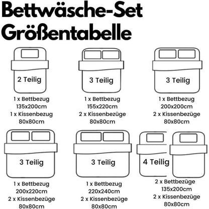 3D Geometrie Bettwäsche Set Grün Schwarz 135x200cm