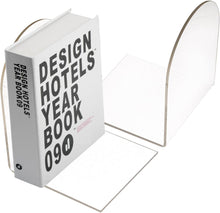 Buchstütze 2er Pack Acryl Transparent Bücherhalter Organizer