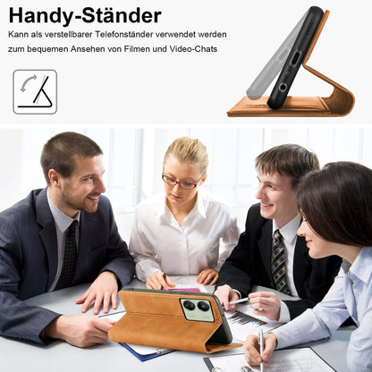 Handyhülle Xiaomi Redmi 13C Leder Wallet Schutzhülle Magnetschließe