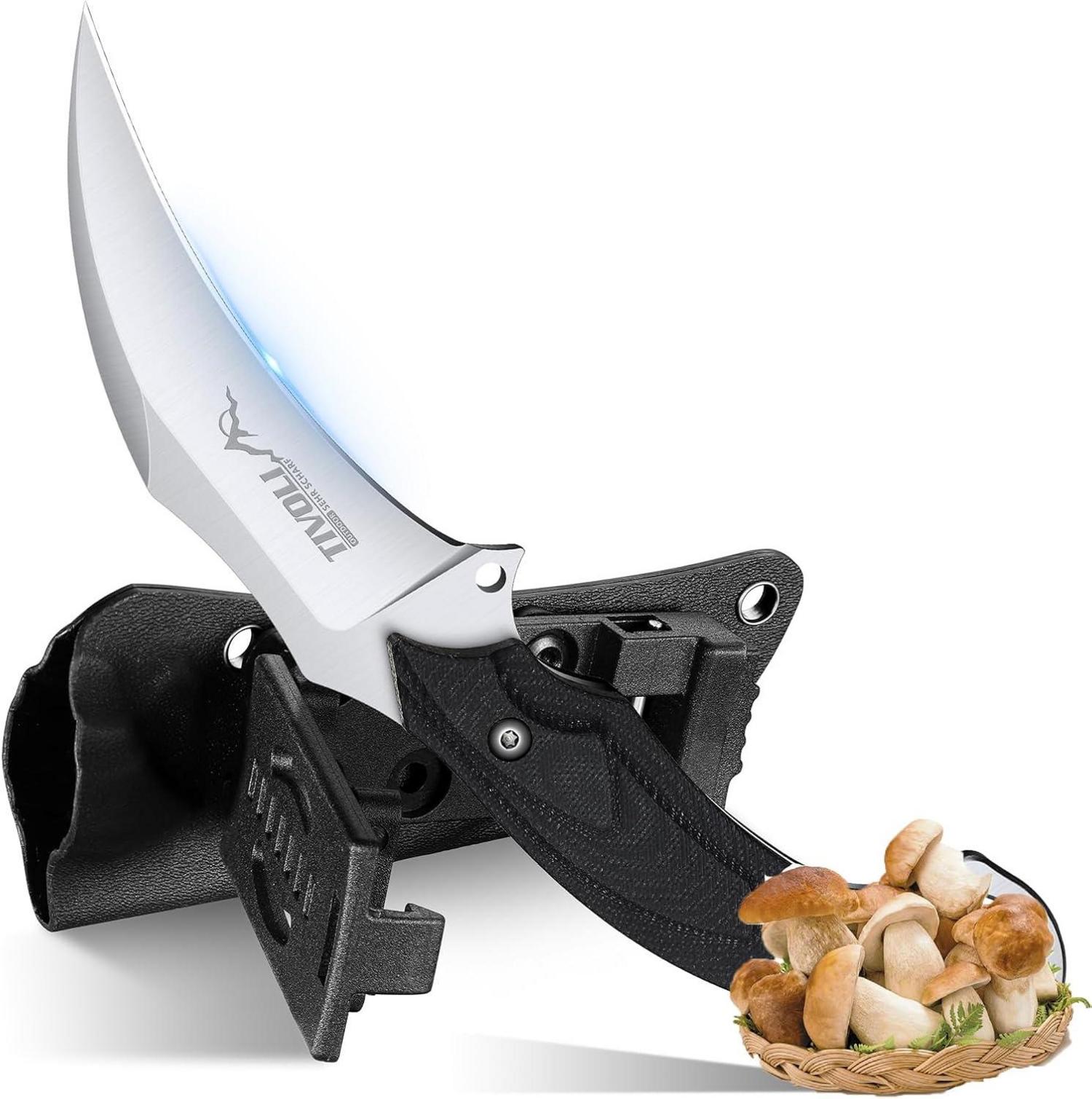 Outdoor Survival Messer D2 Stahl Klinge Kydexscheide Volltang