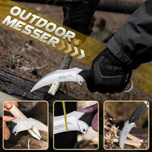 TIVOLI Outdoor Survival Messer D2 Stahl Klinge mit