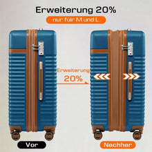 Joyway Kofferset ABS Hartschalen Trolley 4 Rollen TSA