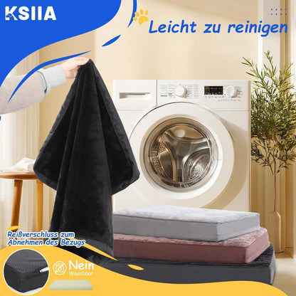 Orthopädisches Hundebett XXL, waschbar, mit abnehmbarem Bezug